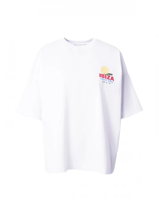 Foto van product TOPSHOP Shirt 'PREMIUM' lichtblauw / geel / rood / wit