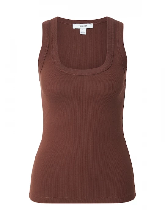 Foto van product TOPSHOP Top 'HONEY' chocoladebruin