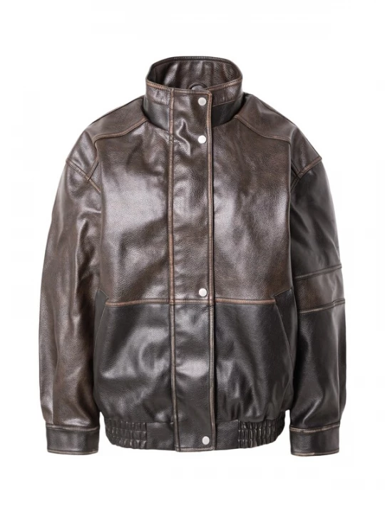Foto van product TOPSHOP Tussenjas bruin / donkerbruin / zwart