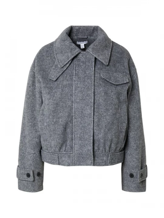 Foto van product TOPSHOP Tussenjas grijs gemêleerd