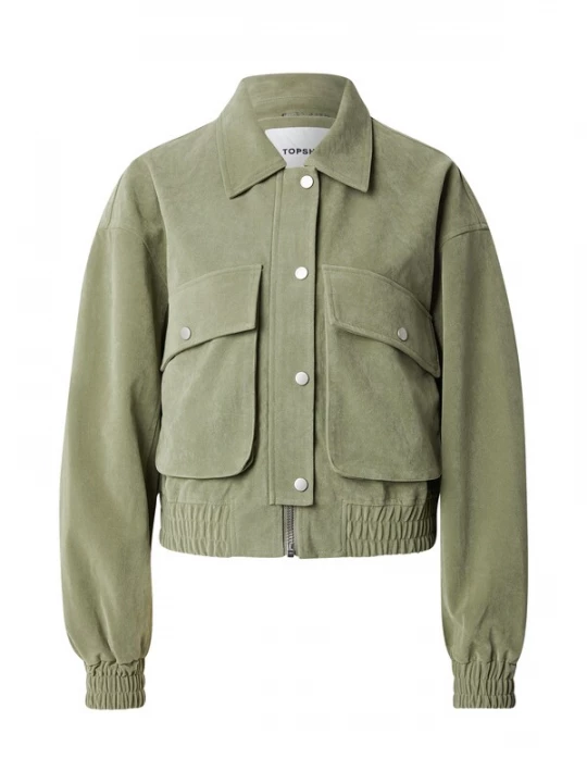 Foto van product TOPSHOP Tussenjas 'ISABELLA' pastelgroen