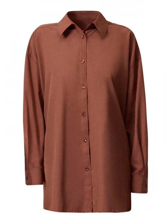 Foto van product Touche Prive Blouse bruin Touché Privé