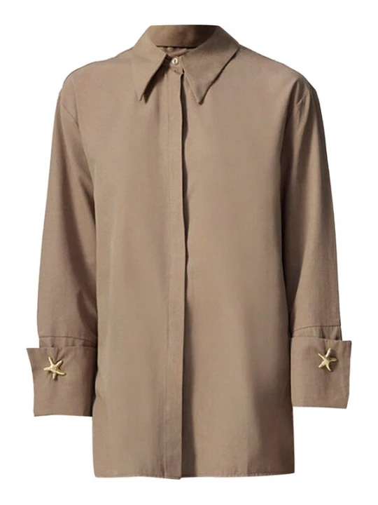 Foto van product Touche Prive Blouse bruin Touché Privé