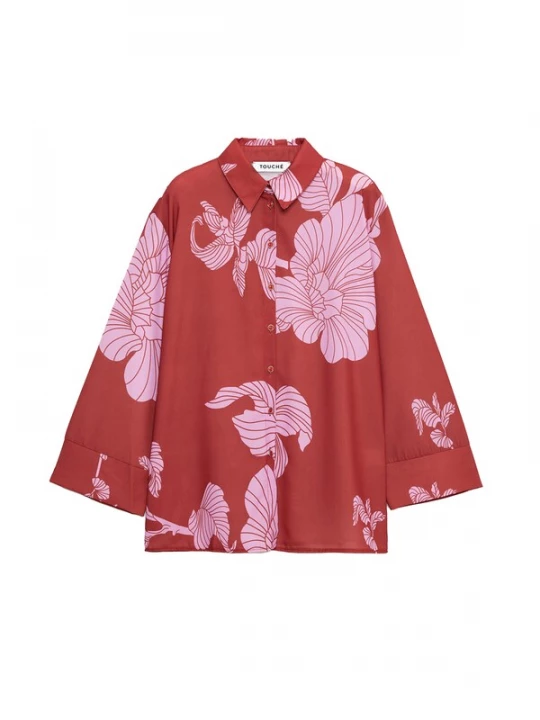 Foto van product Touche Prive Blouse pink / donkerroze Touché Privé