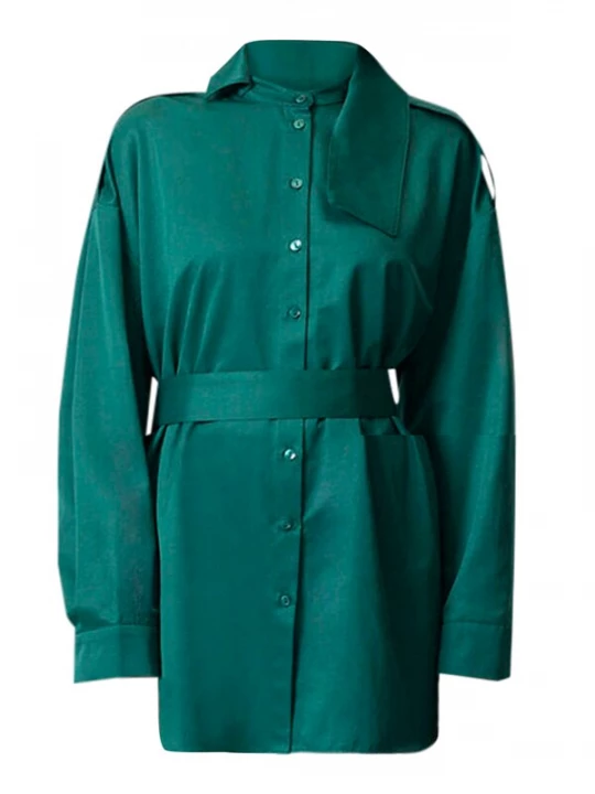Foto van product Touche Prive Blouse smaragd Touché Privé