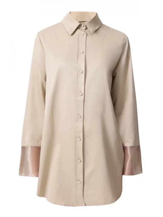 Foto van product Touche Prive Blouse stone grey Touché Privé