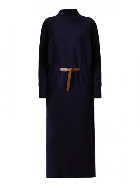 Foto van product Touche Prive Gebreide jurk navy Touché Privé
