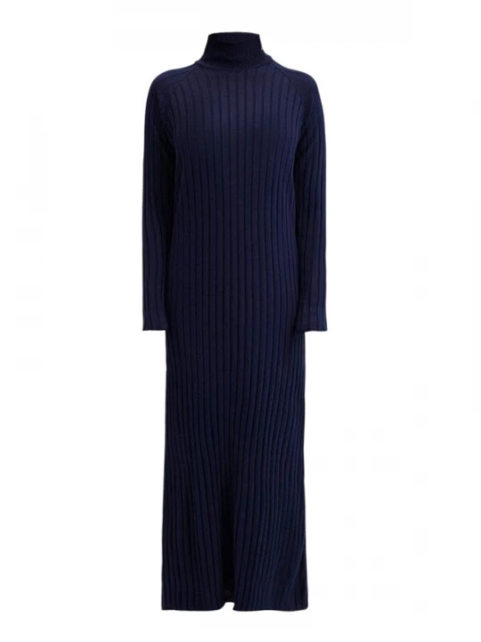 Foto van product Touche Prive Gebreide jurk navy Touché Privé