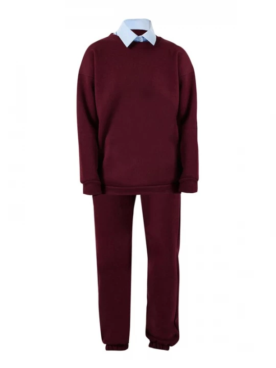 Foto van product Touche Prive Joggingpak lichtblauw / bourgogne Touché Privé