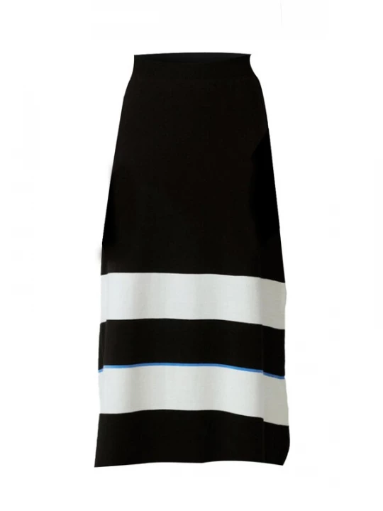 Foto van product Touche Prive Rok blauw / zwart / wit Touché Privé