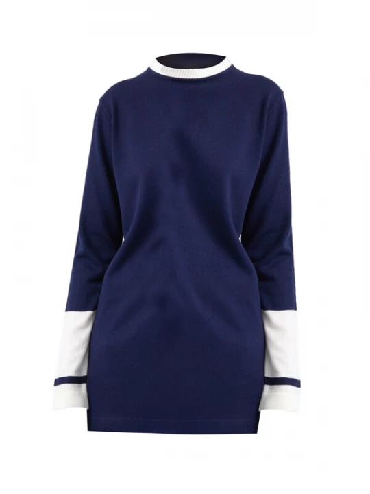 Foto van product Touche Prive Trui navy / wit Touché Privé