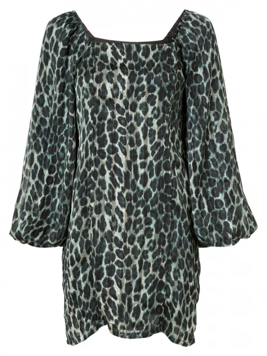 Foto van product Traffic People Jurk 'Dolce' beige / groen / donkergroen