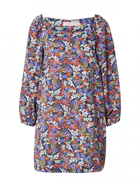 Foto van product Traffic People Jurk marine / lila / oranje / wit