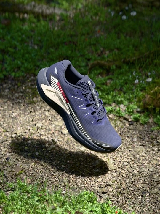 Foto van product Trail hardloopschoenen Salomon donkerblauw