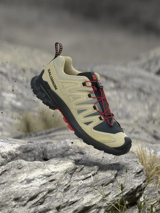 Foto van product Trail hardloopschoenen Salomon kaki