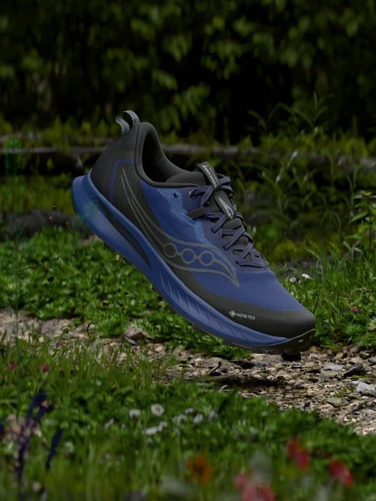 Foto van product Trail hardloopschoenen Saucony zwart