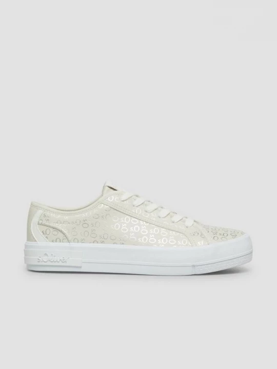 Foto van product Trainers met all-over print s.Oliver grijs