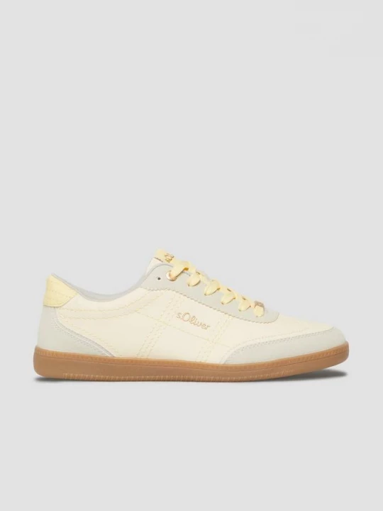 Foto van product Trainers met contrasterende details s.Oliver crème