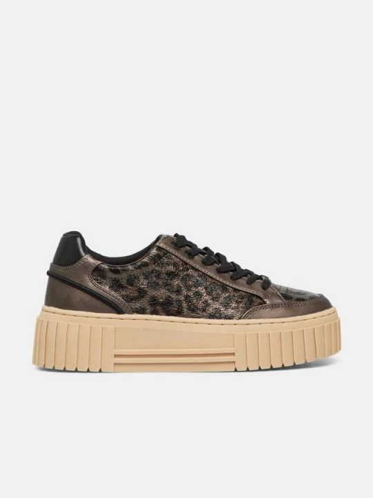 Foto van product Trainers met plateauzool en leo-detail s.Oliver bruin