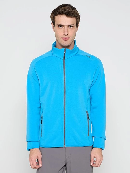 Foto van product Trainingsjack CMP blauw gemêleerd