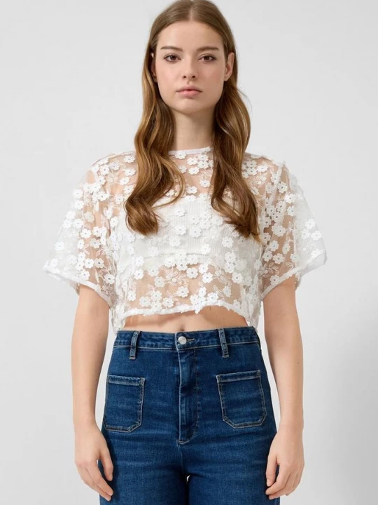 Foto van product Transparante blouse QS wit