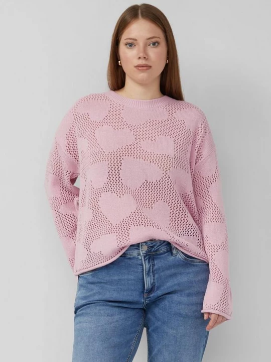 Foto van product Transparante jumper QS roze