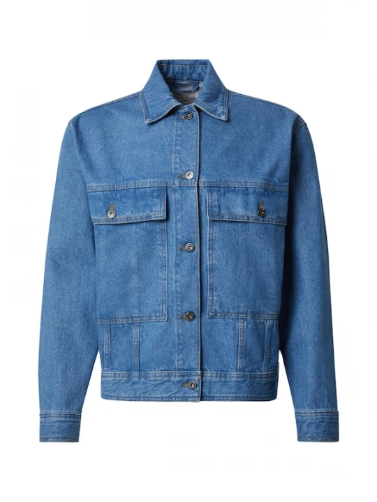 Foto van product TRAPP Tussenjas blauw denim
