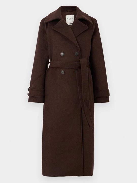 Foto van product Trenchcoat Abercrombie & Fitch bruin