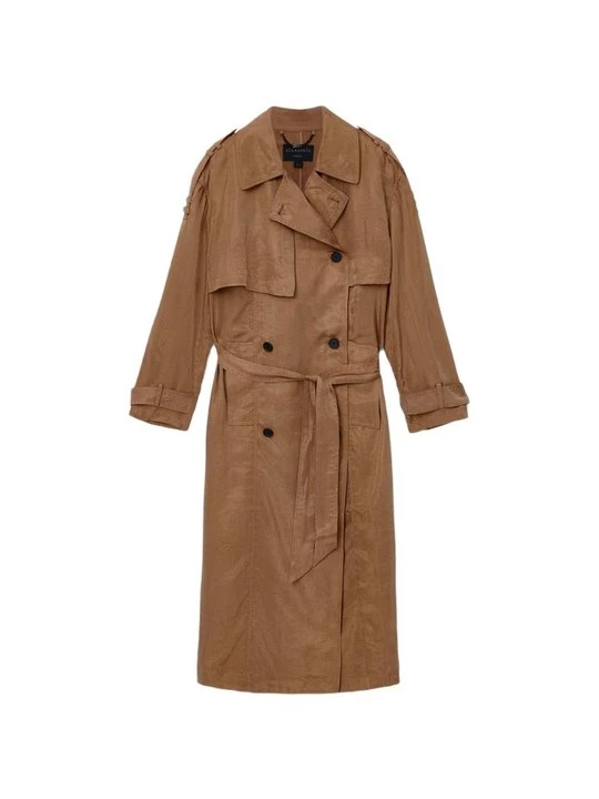 Foto van product Trenchcoat AllSaints lichtbruin