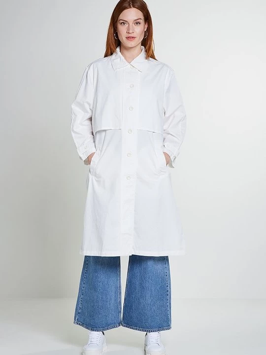 Foto van product Trenchcoat American Vintage wit