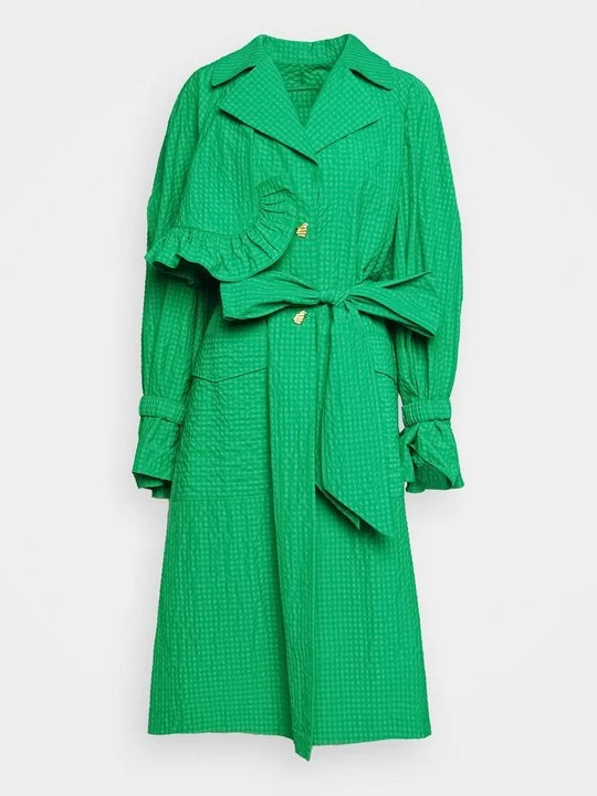 Foto van product Trenchcoat Brogger groen