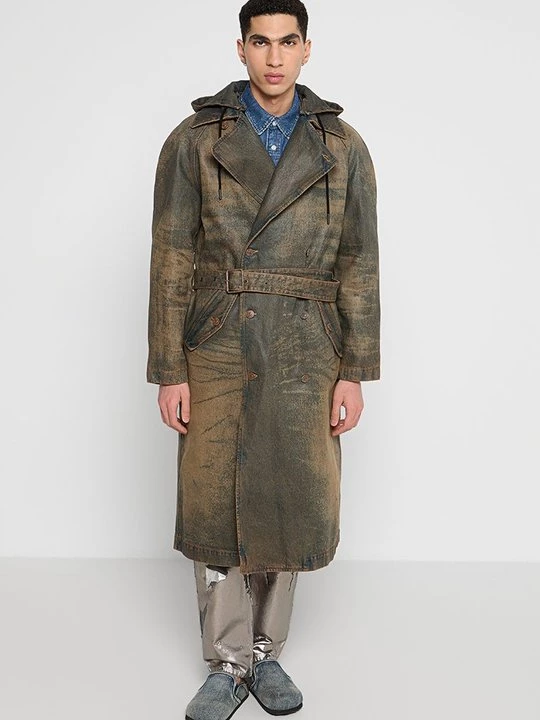 Foto van product Trenchcoat Diesel lichtbruin