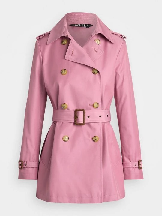 Foto van product Trenchcoat Lauren Ralph Lauren donkerroze