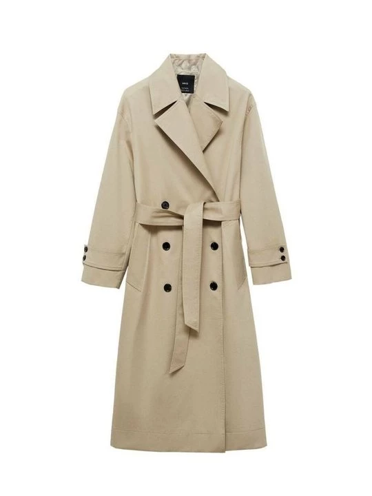 Foto van product Trenchcoat Mango kaki