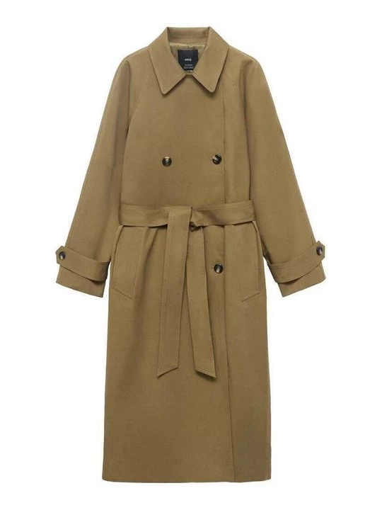 Foto van product Trenchcoat Mango kaki