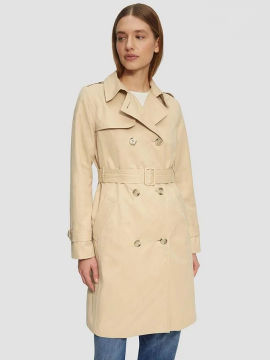 Foto van product Trenchcoat met gestreepte voering s.Oliver bruin