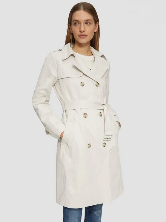 Foto van product Trenchcoat met gestreepte voering s.Oliver crème