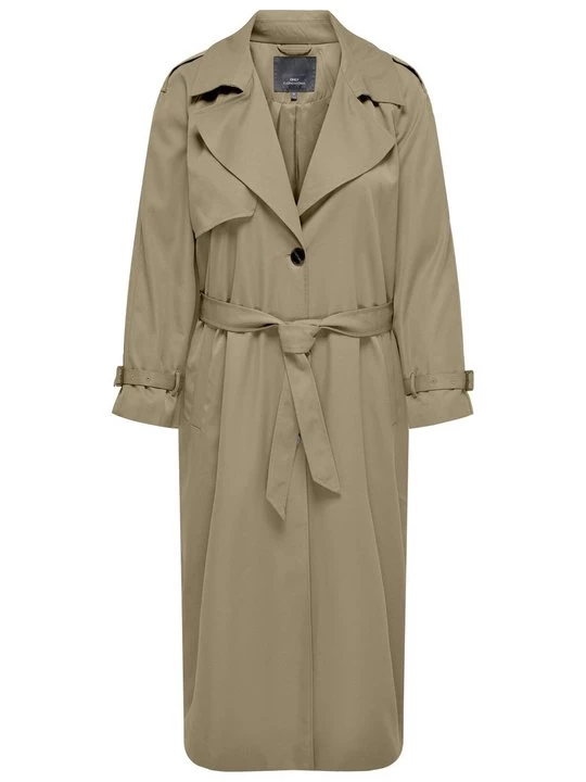 Foto van product Trenchcoat ONLY Carmakoma beżowy