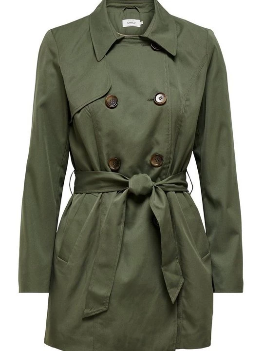 Foto van product Trenchcoat Only donkergroen