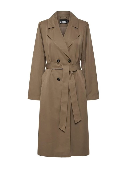 Foto van product Trenchcoat Pieces bruin
