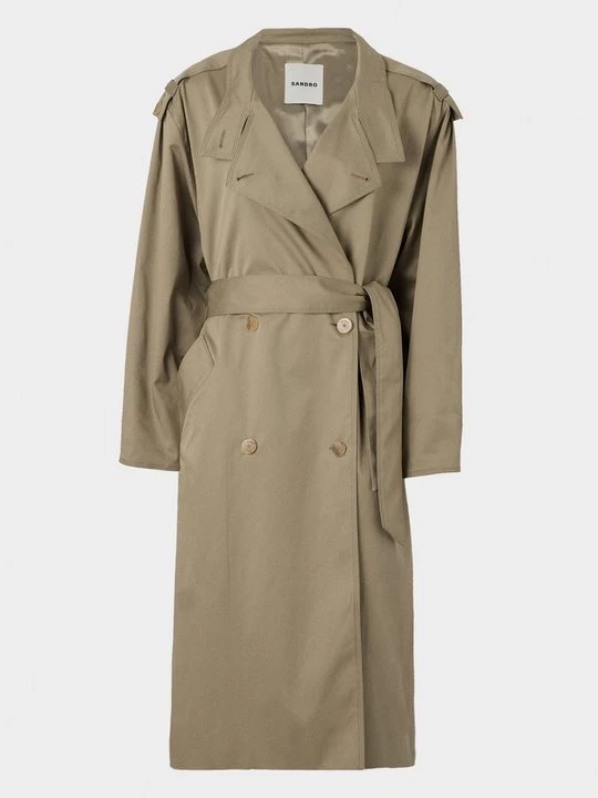 Foto van product Trenchcoat Sandro kaki