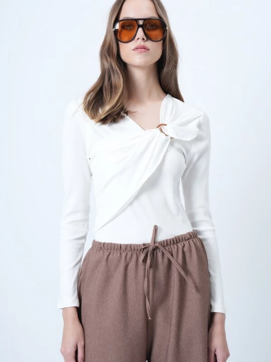 Foto van product Trend Alaçatı Stili Shirt ecru