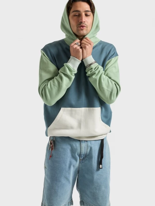 Foto van product Trendsplant Sweatshirt ' COLOR BLOCK ' smaragd