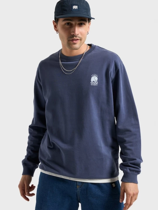 Foto van product Trendsplant Sweatshirt ' LA PLAZA ' marine