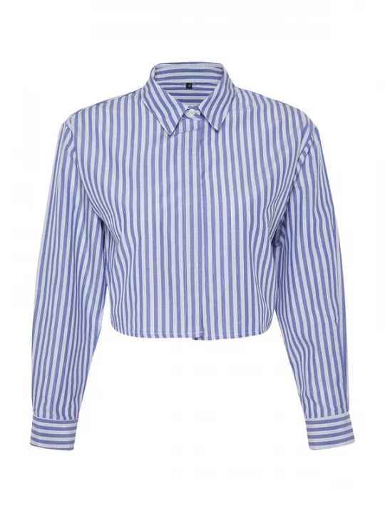 Foto van product Trendyol Blouse azuur / wit