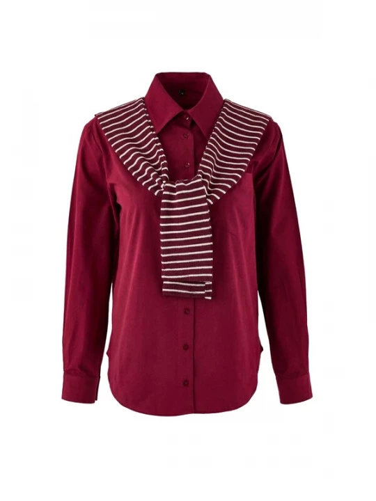 Foto van product Trendyol Blouse crème / bordeaux