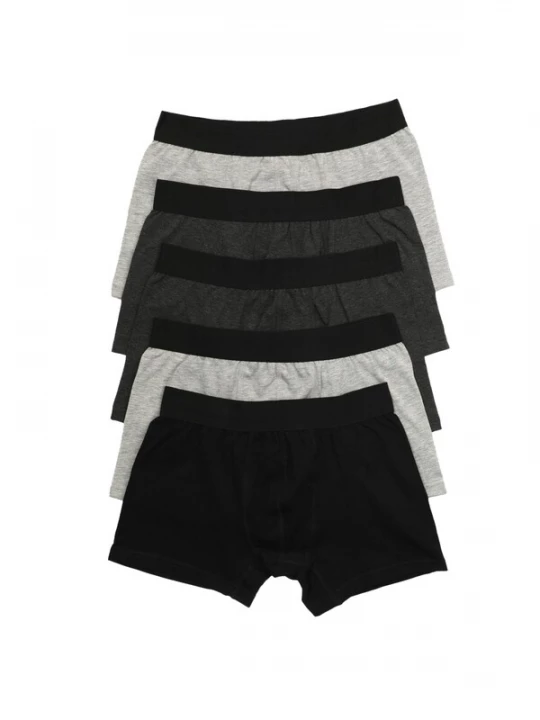 Foto van product Trendyol Boxershorts donkergrijs / grijs gemêleerd / zwart