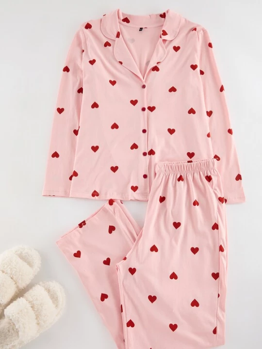 Foto van product Trendyol Curve Pyjama rosa / rood