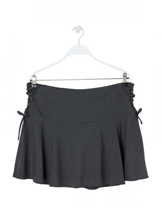 Foto van product Trendyol Curve Rok antraciet / wit