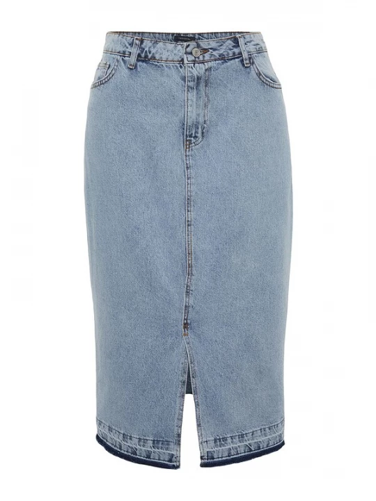 Foto van product Trendyol Curve Rok blauw denim